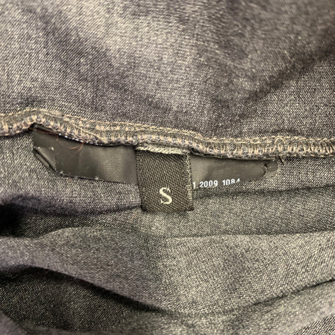 PRADA Size S Grey Shimmery Short Sleeve Polo