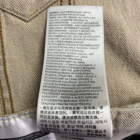 LEVI STRAUSS Size L Tan Cotton Blend Vintage Fit Trucker Jacket