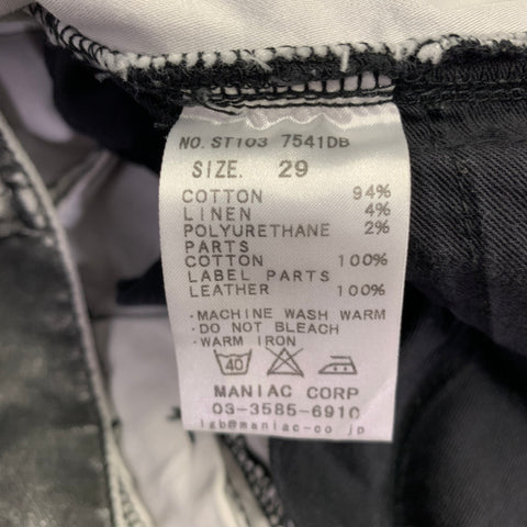 L.G.B Size 29 Grey Charcoal Distressed Cotton Blend Casual Pants