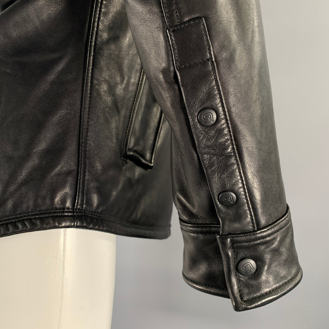 ROGUE Size M Black Leather Jacket