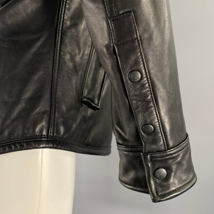 ROGUE Size M Black Leather Jacket