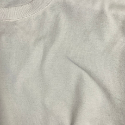 BURBERRY Size XL White Silver Cotton Crystal Embellished Oversized Crew Neck T-Shirt