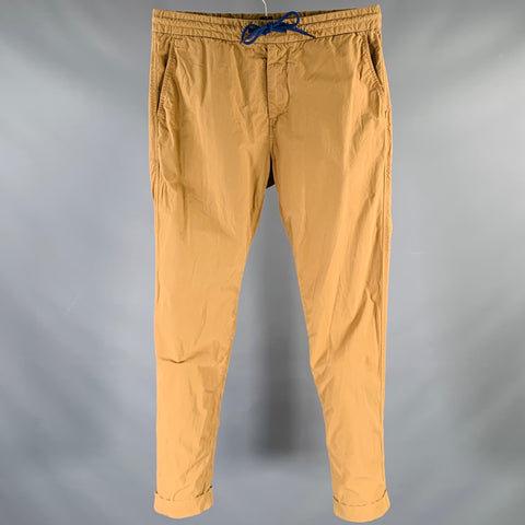 PS by PAUL SMITH Size M Camel Solid Cotton Cuffed Casual Pants