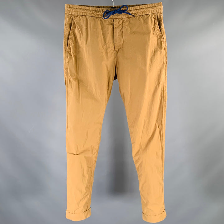 PS by PAUL SMITH Size M Camel Solid Cotton Cuffed Casual Pants