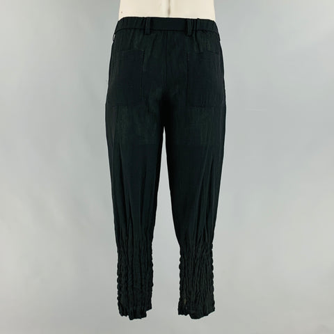 ISSEY MIYAKE Size L Black Green Ombre Casual Pants