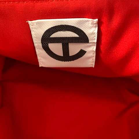 TELFAR Red Logo Polyester Blend Cross Body Bag