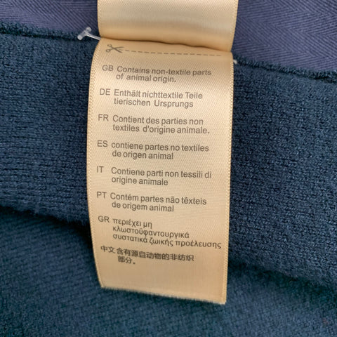 SCOTCH AND SODA Chaqueta con alfiler y bolsillo con botones en mezcla de poliéster azul marino talla L