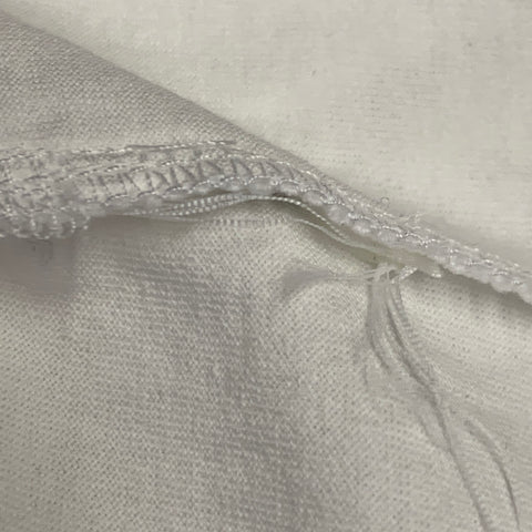 BURBERRY Size XL White Silver Cotton Crystal Embellished Oversized Crew Neck T-Shirt