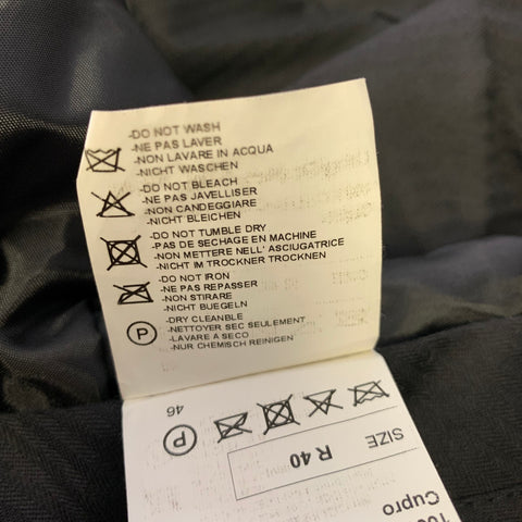 PAUL SMITH Costume Homme Taille 40R Laine Bleue Revers Crantés