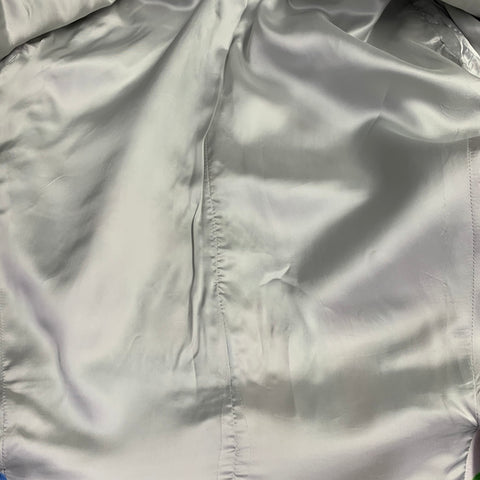 KLEIN EPSTEIN & PARKER Size 38 White Multi Color Graffiti Linen Sport Coat