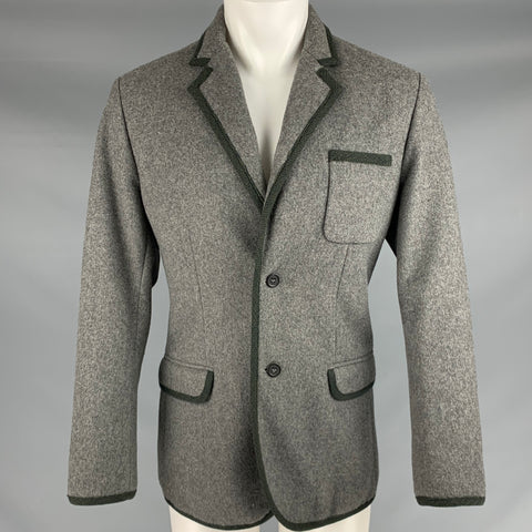 MARC by MARC JACOBS Size M Charcoal Grey Wool Blend Sport Coat