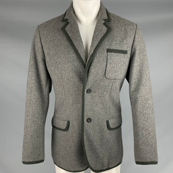 MARC by MARC JACOBS Size M Charcoal Grey Wool Blend Sport Coat