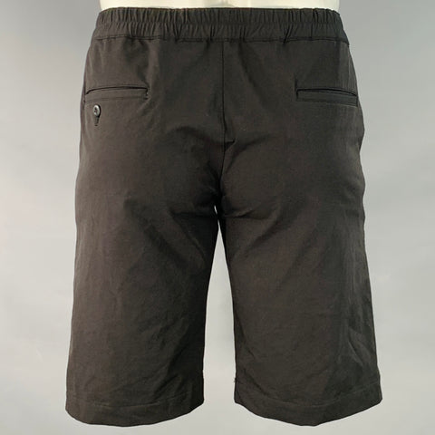 SOPHNET Size L Black Nylon Blend Cuffed Shorts
