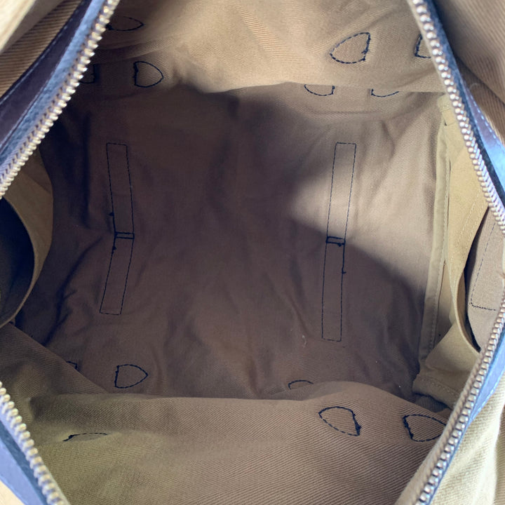 FILSON Small Rugged Tan Brown Cotton Canvas Twill Duffle Bag