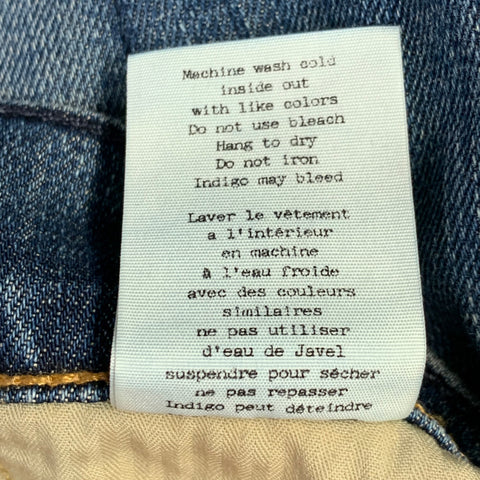 RAG & BONE Size 31 Blue Cotton Slim Five Pockets Jeans