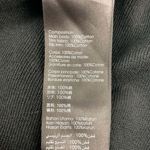 3.1 PHILLIP LIM Size S Black Cotton Long Sweatshirt