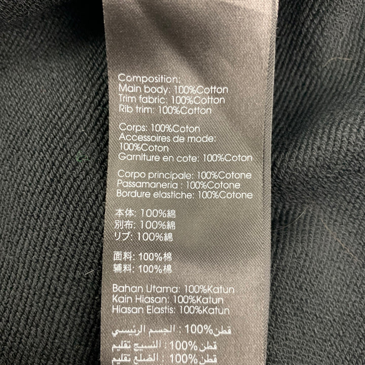 3.1 PHILLIP LIM Size S Black Cotton Long Sweatshirt