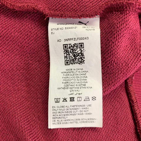 MAISON KITSUNE Veste de survêtement Color Block Rouge Bordeaux Bleu Blanc Taille L