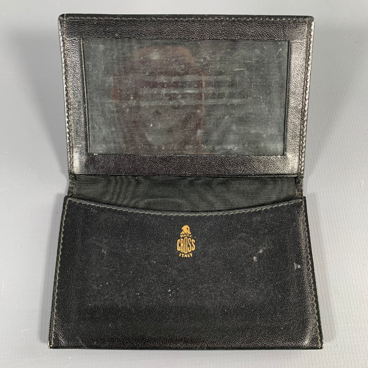 MARK CROSS Black Card Case Leather Goods