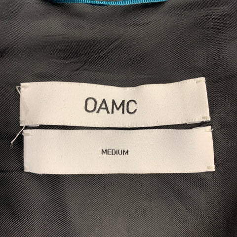 OAMC Size M Navy Wool Blend Drawstring Jacket