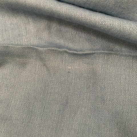 JAEGER Blue Cashmere Silk Fringe Pashmina Scarf Shawl