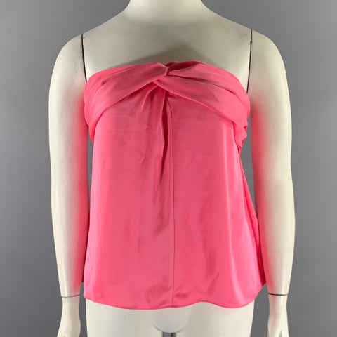 RAMY BROOK Size L Pink Neon Polyester A0622102 Tube top Casual Top