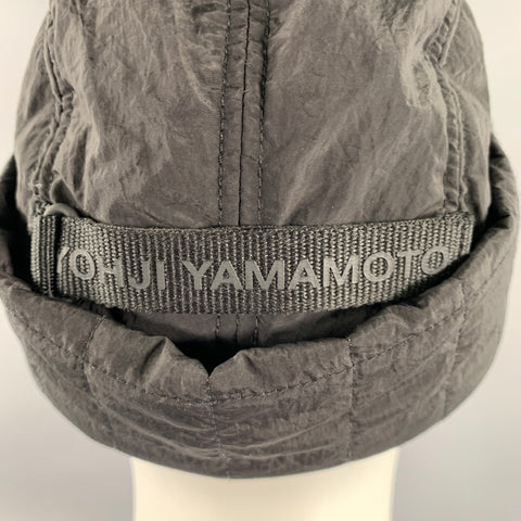 Y-3 Size One Size Black Quilted Polyamide Hat