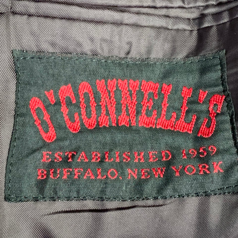 O'CONNELL'S Size 42 Long Brown Herringbone Wool Sport Coat