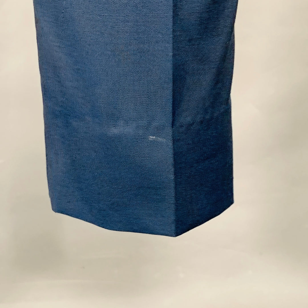 THE KOOPLES Size S Navy Wool Fitted Single Breasted Peak Lapel Suit