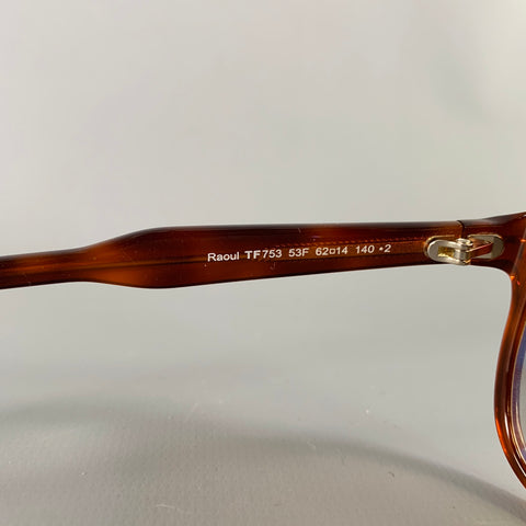 TOM FORD Raoul Brown Tortoiseshell Acetate Sunglasses