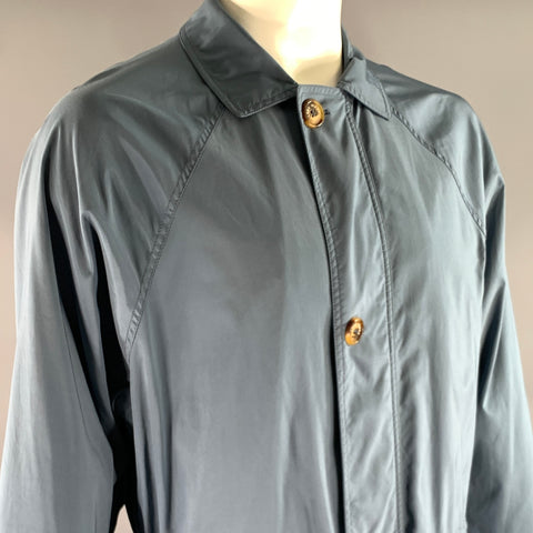LORO PIANA Size L Blue Polyamide Field Jacket