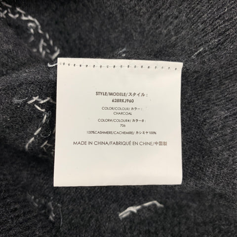 MICHAEL KORS COLLECTION Taille M Pull Charbon Noir Argent