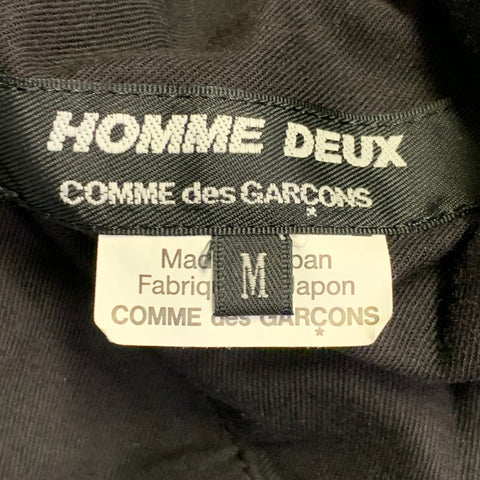 COMME des GARCONS HOMME DEUX Size M Grey Charcoal Mohair Wool Casual Pants