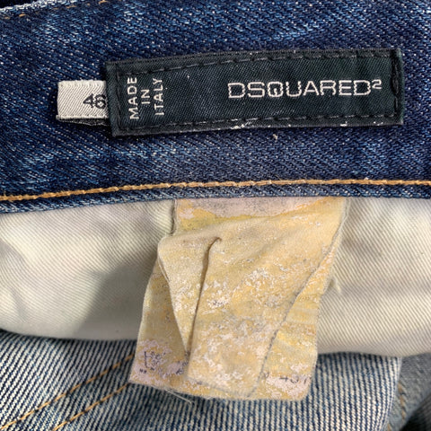 DSQUARED2 Size 30 Blue Distressed Jeans