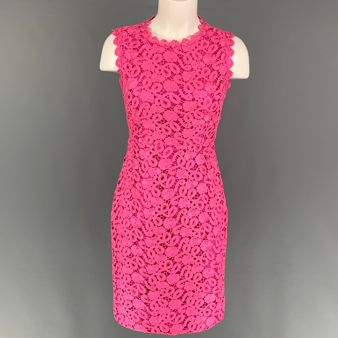 open lace back dress KATE SPADE Size XS Pink Polyester Lace Shift Dress – Sui Generis Designer  Consignment