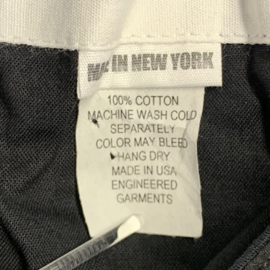 ENGINEERED GARMENTS Size 30 Black White Polka Dot Cotton Zip Fly Dress Pants