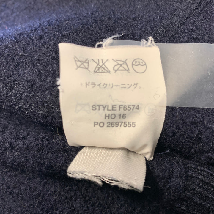 WALLACE & BARNES Size S Navy Merino Wool Bomber Jacket