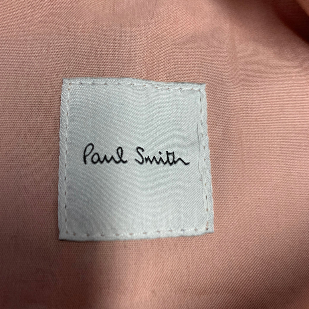 PAUL SMITH Size 2 Black Wool Twill Pleated Tapered Dress Pants