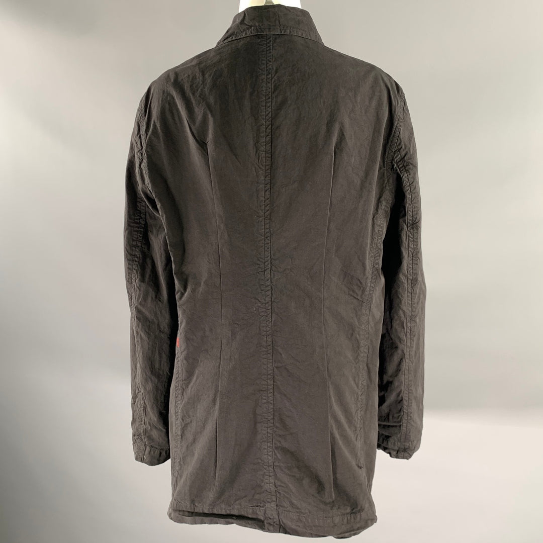 CASEY CASEY Size L Black Cotton Blend Blazer