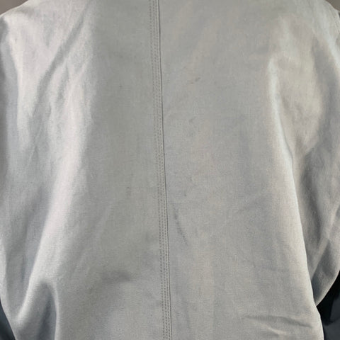 SACAI x CARHARTT Size XL Blue White Brown Oversized Cotton Field Jacket