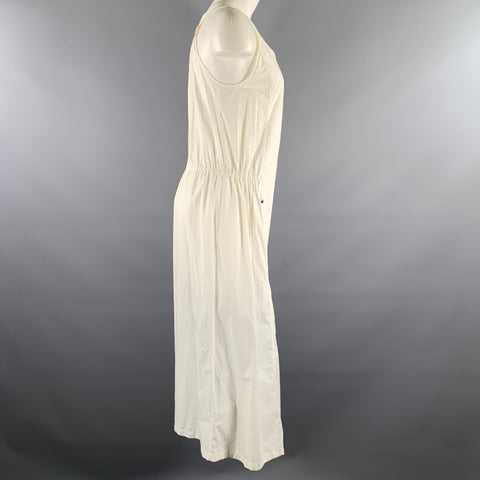 MAX MARA Size S White Cotton Shift Ankle Dress