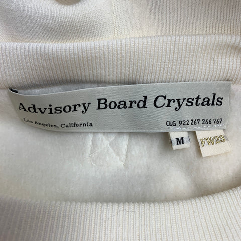ADVISORY BOARD CRYSTALS Size M FW23 Cream Multi Color Cotton Blend Casual Top