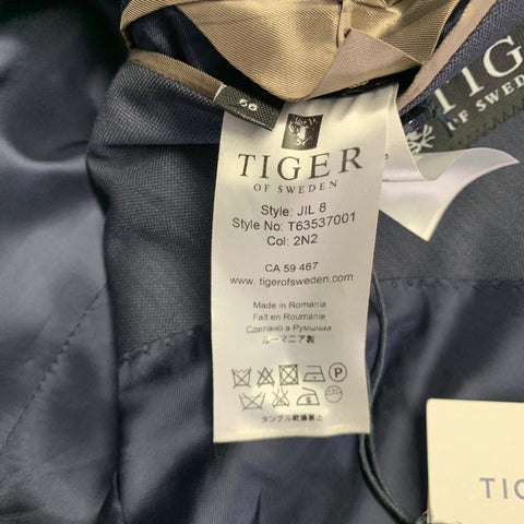 TIGER of SWEDEN Size 46 Navy Wool Notch Lapel Sport Coat