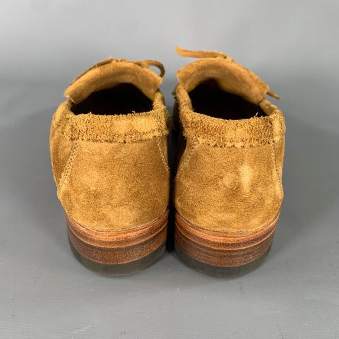 Size 6 Le Yucca's Tan Suede Loafer Flats