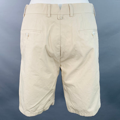 BROOKS BROTHERS Size 30 Beige Stone Cotton Button Fly Shorts
