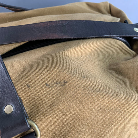 FILSON Large Rugged Tan Brown Cotton Canvas Twill Duffle Bag