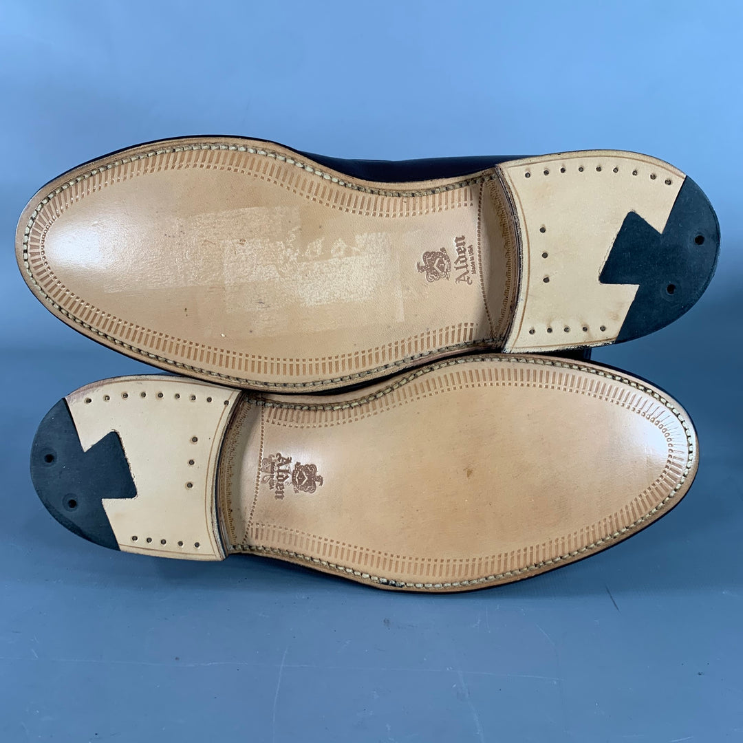 ALDEN Size 7 Burgundy Calfskin Leather Tassel Moccasin Loafer