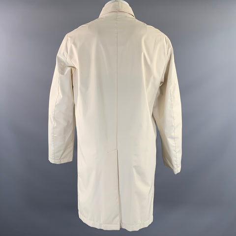 PRADA Chest Size M Size M Cream SGV850 Polyester Trench Trenchcoat