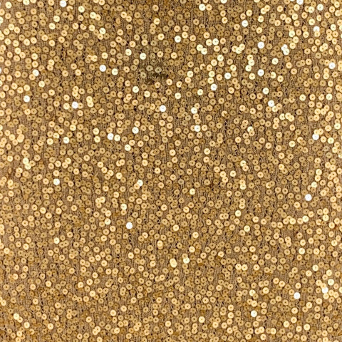 DONNA KARAN Size S Gold Cashmere Silk Sequined Elastic Waistband Maxi Skirt