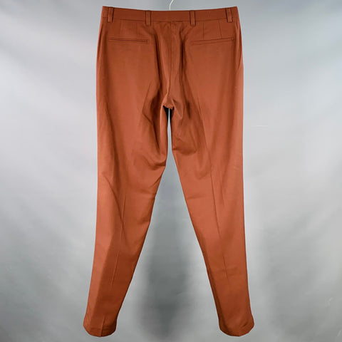 PS by PAUL SMITH Size 32 Brown Wool Tapered Chino Casual Pants